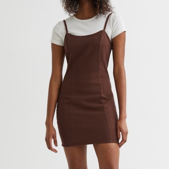 H&M Dresses & Skirts - Brown Jean dress